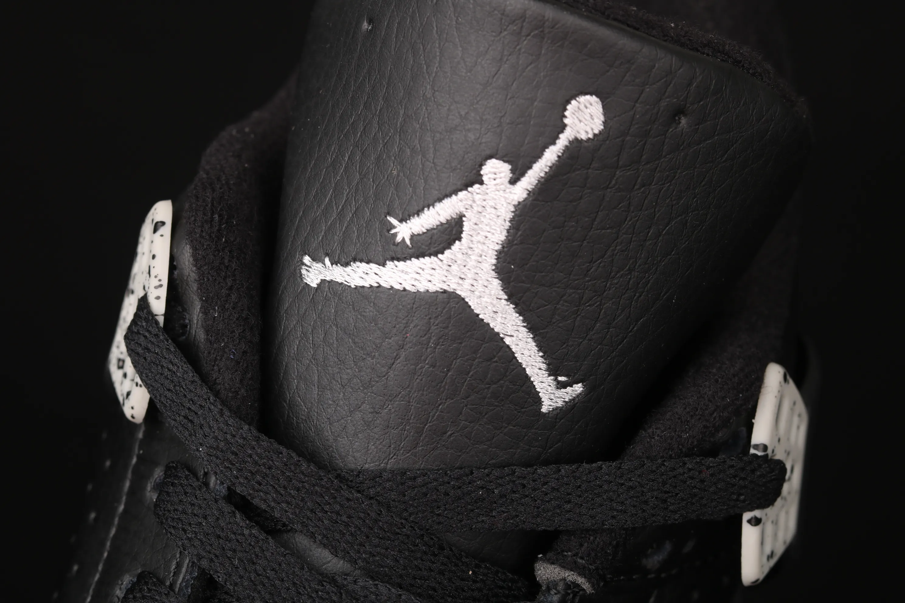 All categories Air Jordan Jordan series basketball shoes Air Jordan 4 G version Air Jordan 4 Retro LS AJ4 Joe 4 splash black and white basketball shoes 314254-003